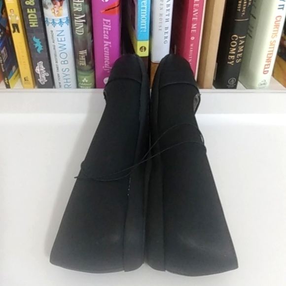 WHITE MOUNTAIN BLACK CALI BALLERINA SLIP-ON FLATS SIZE 6 NWT - Picture 5 of 10